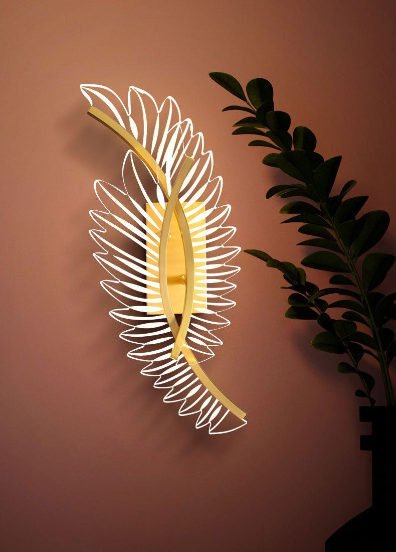 Feather Wall Light