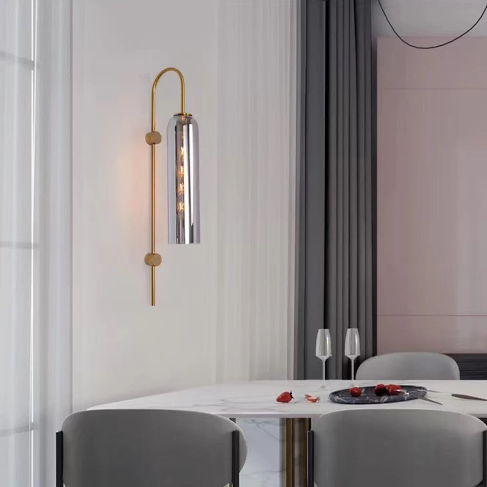 Elegant Glass Wall Sconce