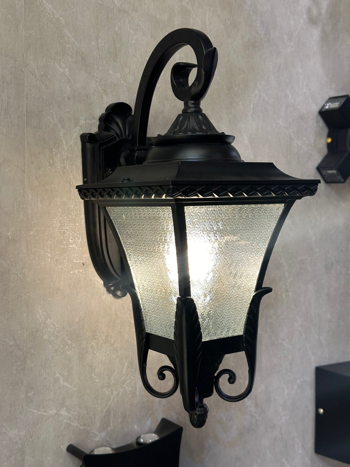 Victorian Black Imported Light
