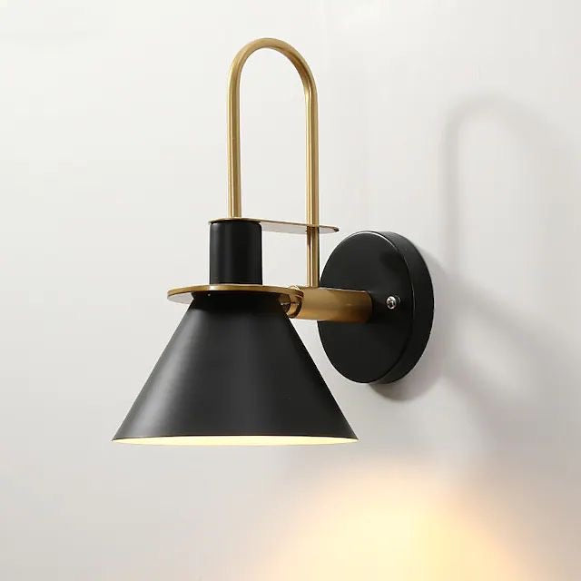 Luxury black lantern shape wall lamps