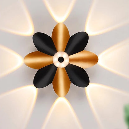 LED Indoor Background Wall Lamp Lotus Shaped Lighting