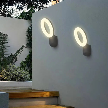 Wall-mounted 12w decorative wall lamp aluminum light-emitting diode outdoor wall lamp