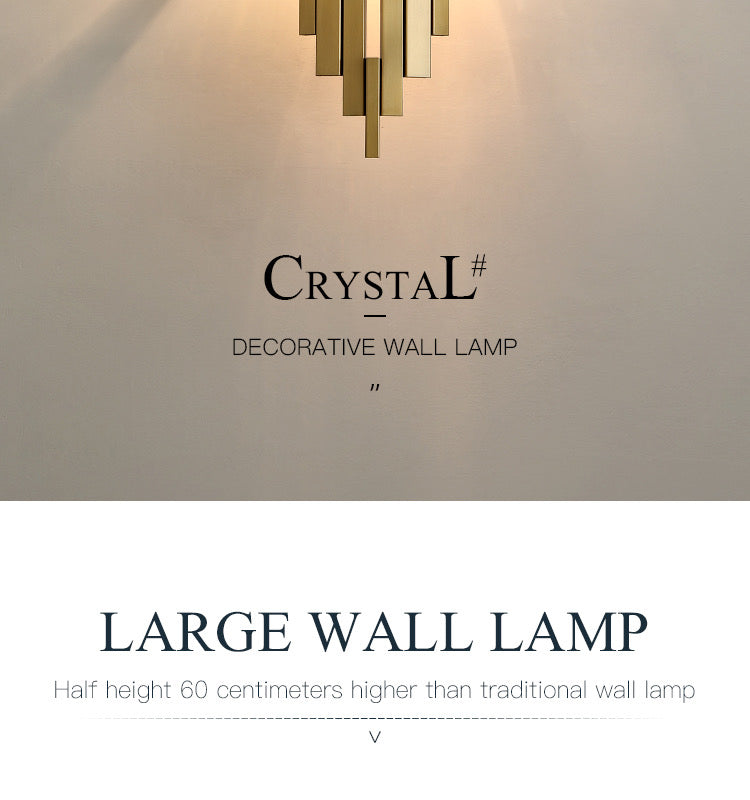 Modern Crystal Wall Sconce
