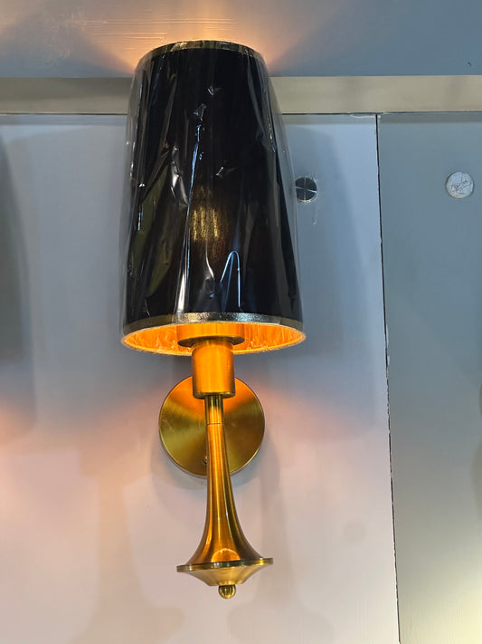 Velora Black & Gold Wall Light