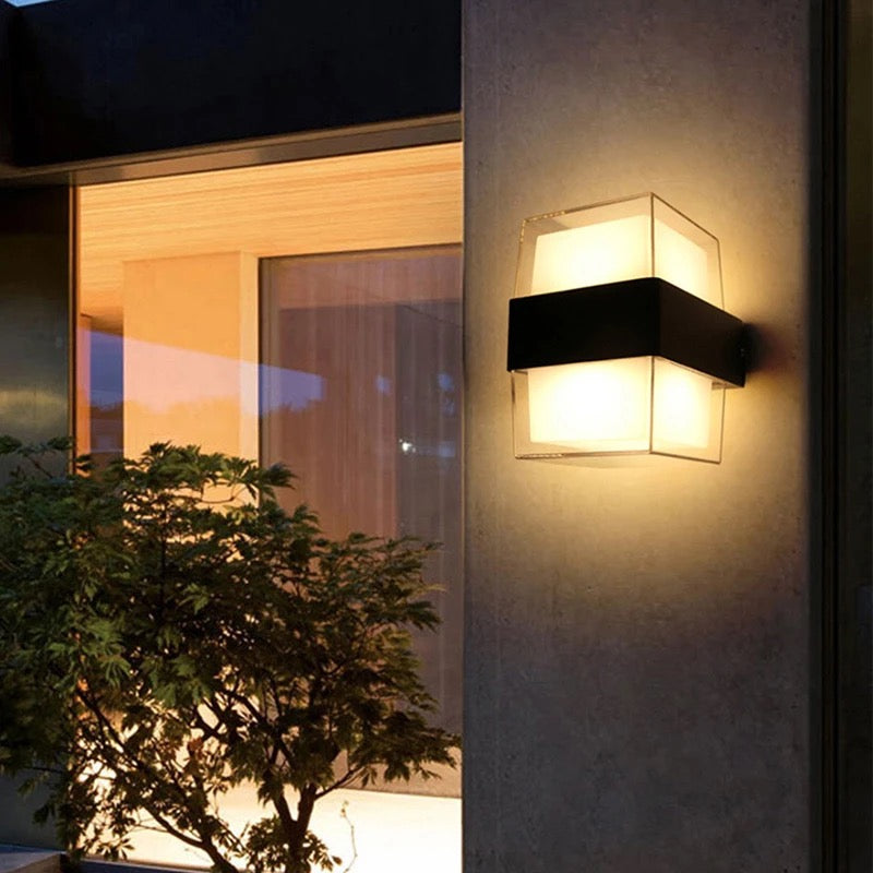 Square outdoor cylinder Light