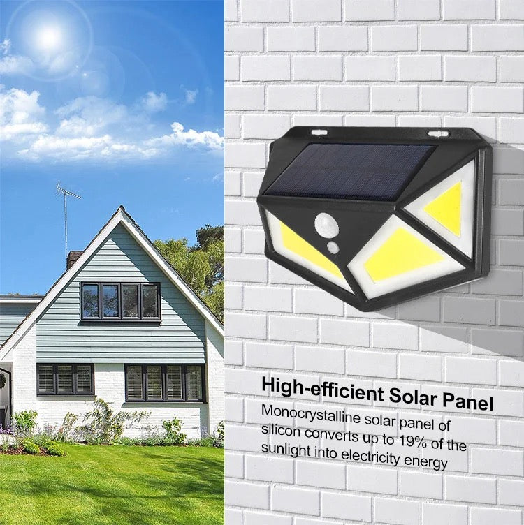 Solar LED Light Solar Charged Body Sensor Wall Lamp Outdoor Light