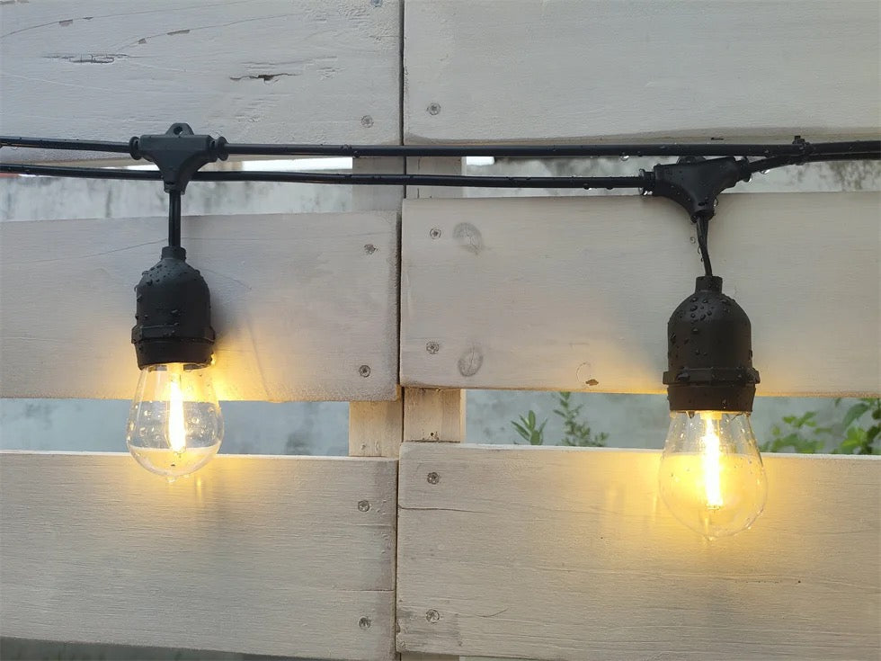 S14 Plastic Shatterproof Edison Vintage Style Replacement 1
Watt Outdoor Light Bulbs, LED 1W String Light Bulbs
