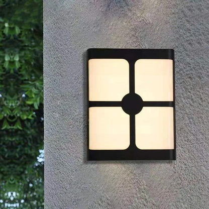 Four-Square led  Wall Lamp Outdoor Waterproof pvc