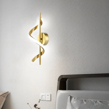 Modern Spiral Wall Light