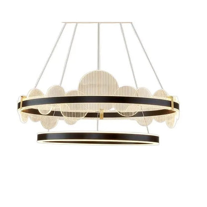 New modern  Double Ring Chandelier