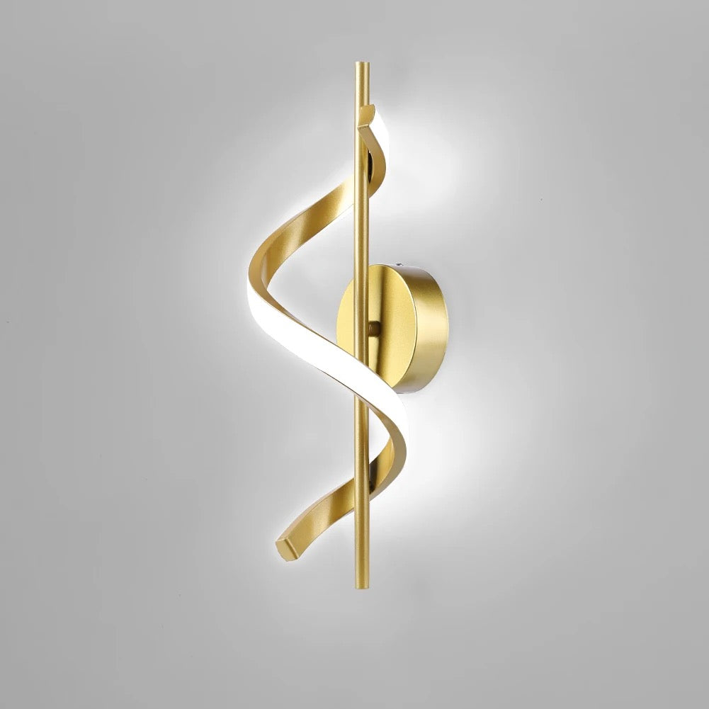 Modern Spiral Wall Light