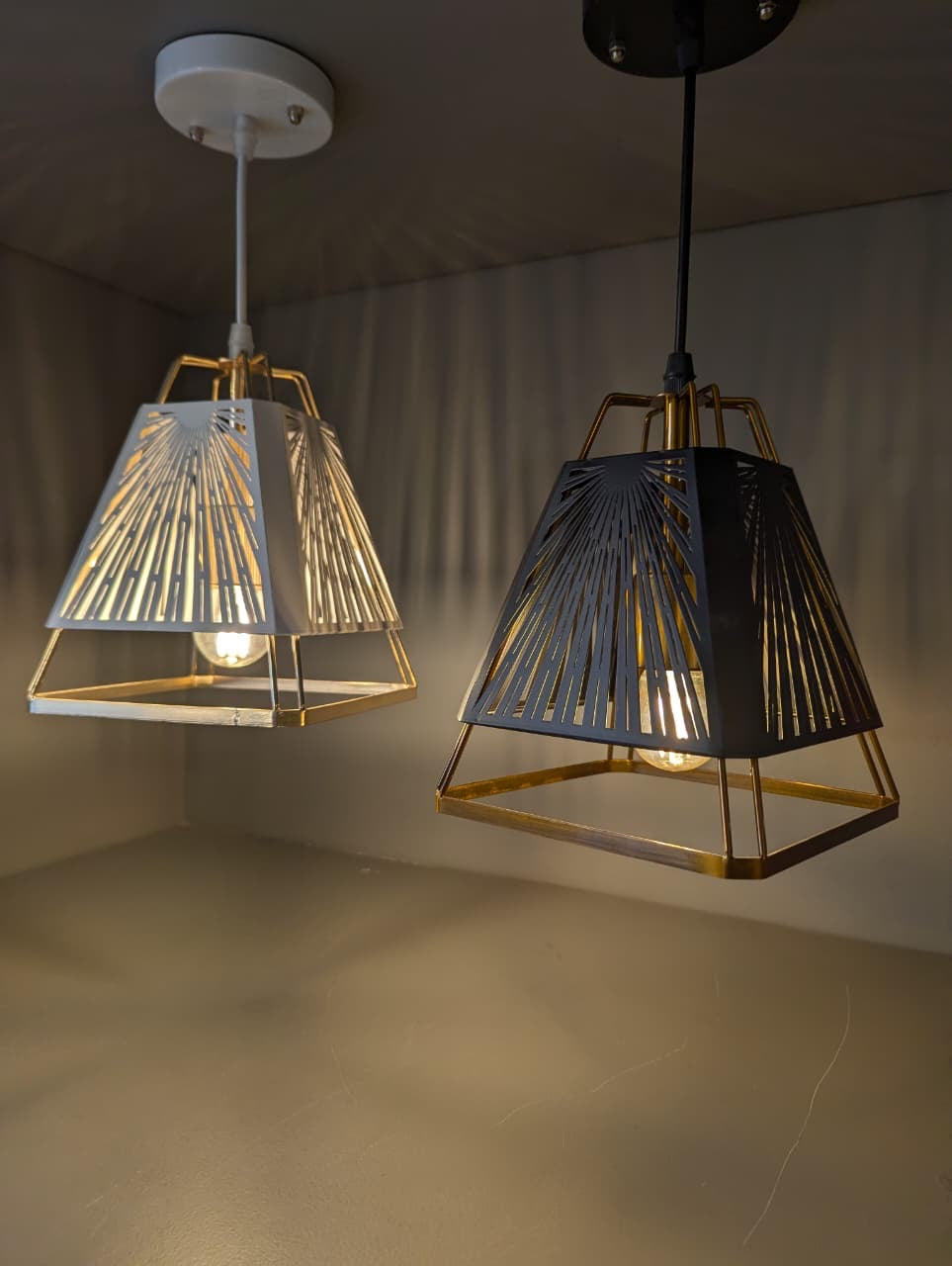 Prism Cut Pendant Light