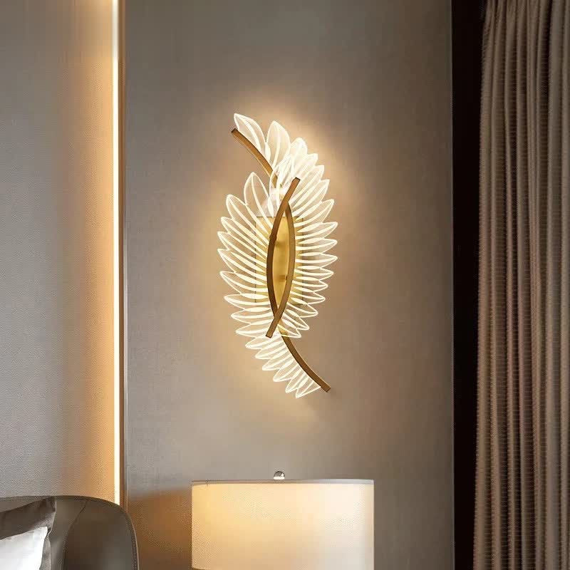 Feather Wall Light