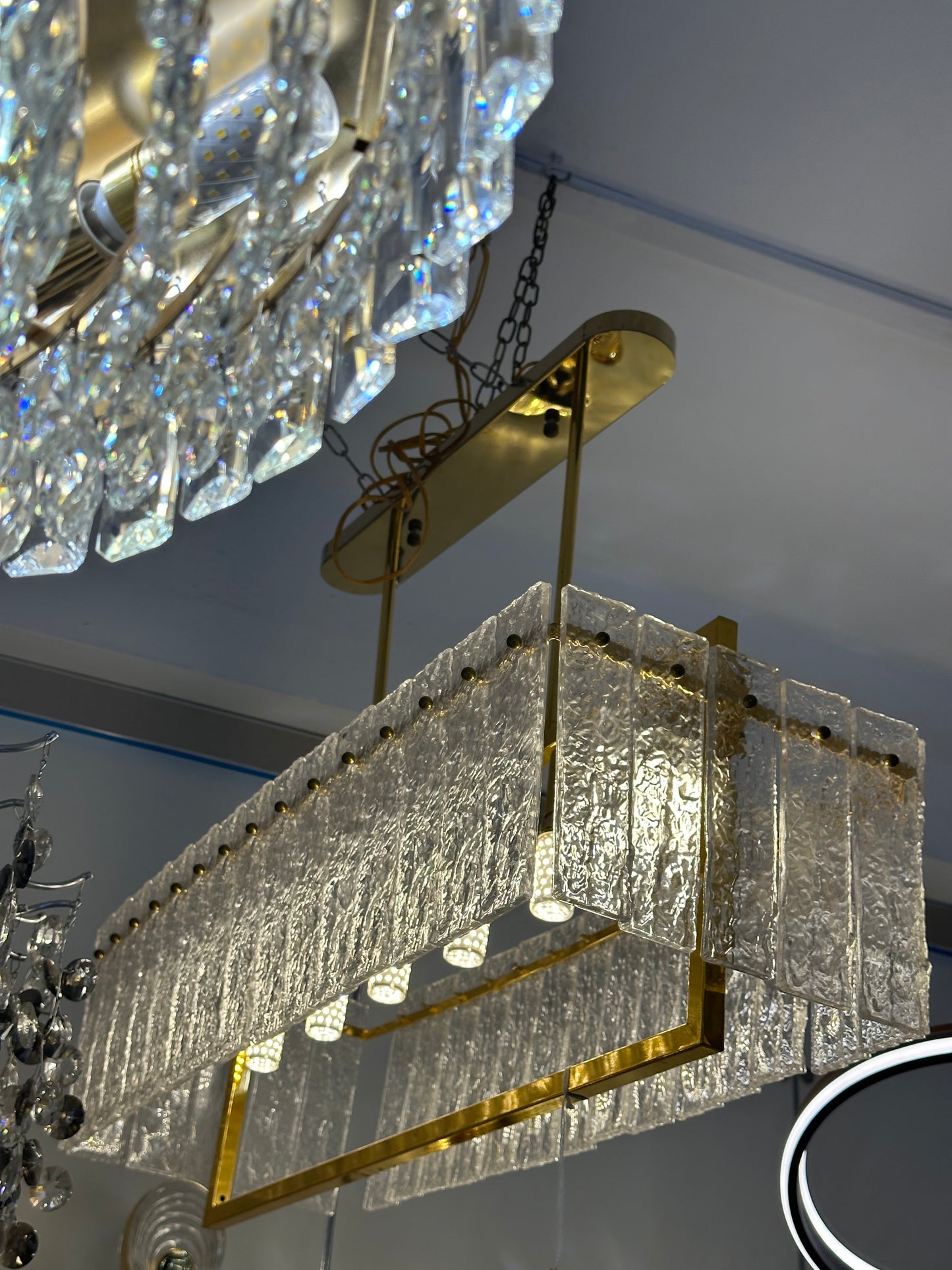 Crystal rectangular Chandelier