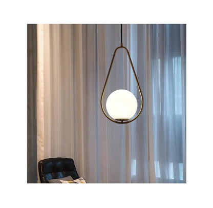 Nordic postmodern restaurant chandelier bedroom Glass Ball