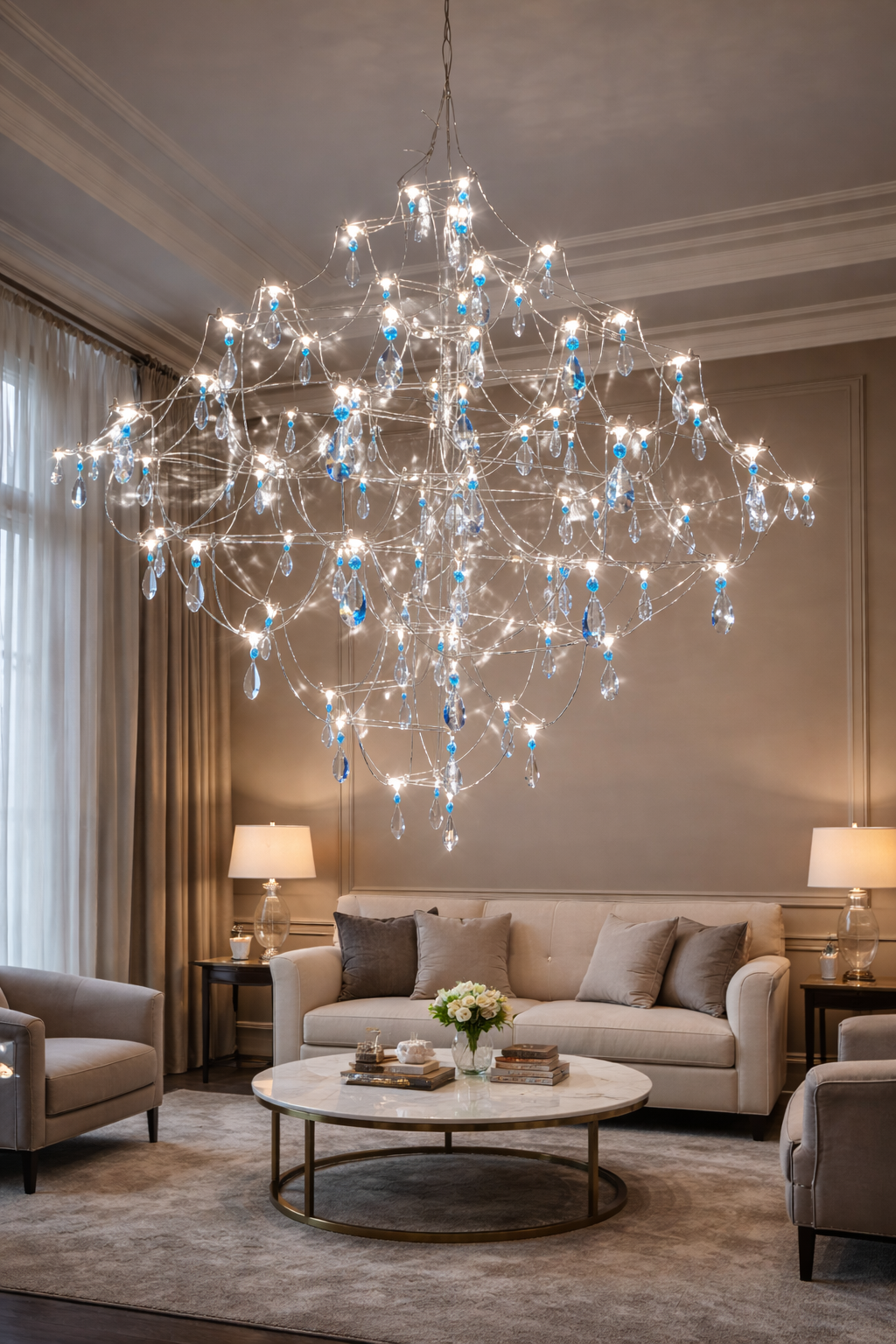 Skyfall Modern Crystal Chandelier