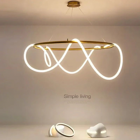 Nordic Line Note Round Chandelier