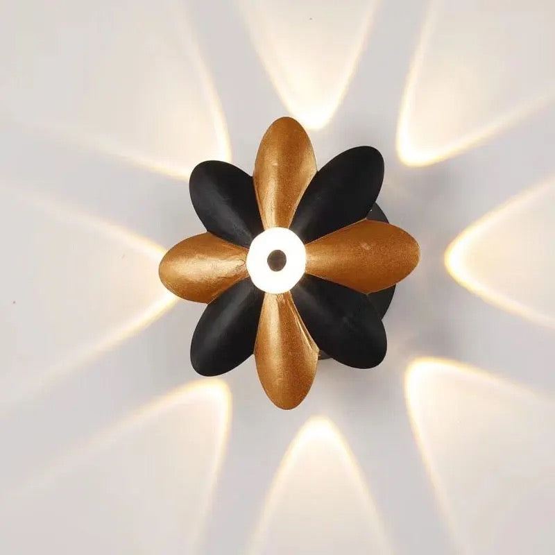 LED Indoor Background Wall Lamp Lotus Shaped Lighting