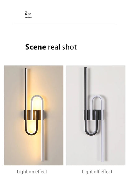 Modern Creative Line Wall Lamp