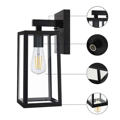 Modern simple square outdoor wall lantern garden corridor outdoor lights wall mounted